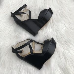 Brand new Michael Kors ankle wedge